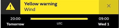 yellow warning for wind | East Ayrshire Council News