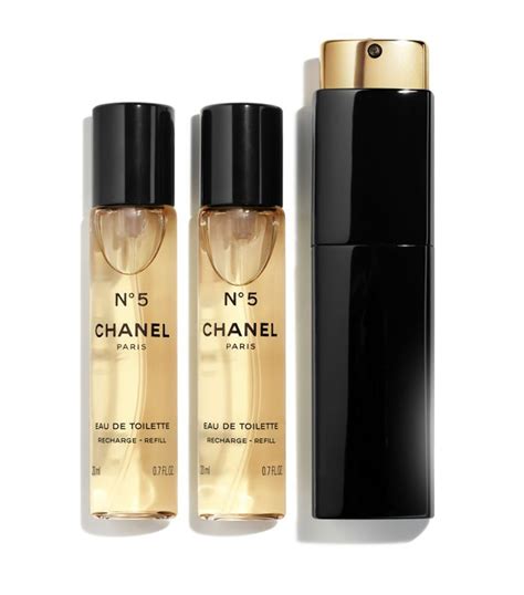 CHANEL N5 Eau De Toilette Twist And Spray 3 X 20ml Harrods AE