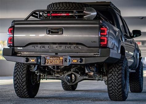 2016 Tacoma High Clearance Rear Bumper Relentless Off Road Fabrication