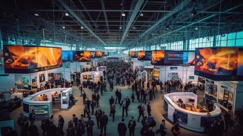 Premium AI Image Attend Trade Shows And Industry Conferences AI Generated