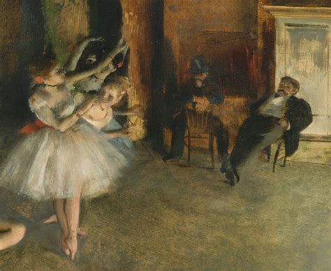 Degas the Rehearsal of the Ballet Onstage, C.1874 - Etsy