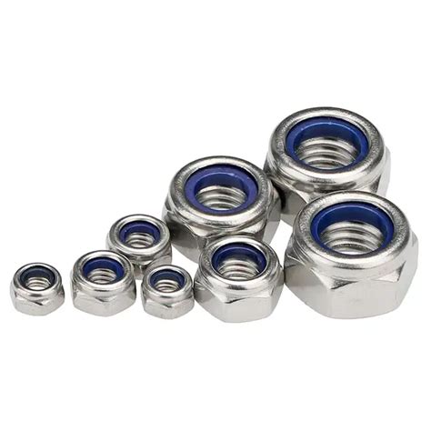 Din 985 Iso 7040 Iso 10511 Galvanized Hexagon Lock Nut Nylock Nut With