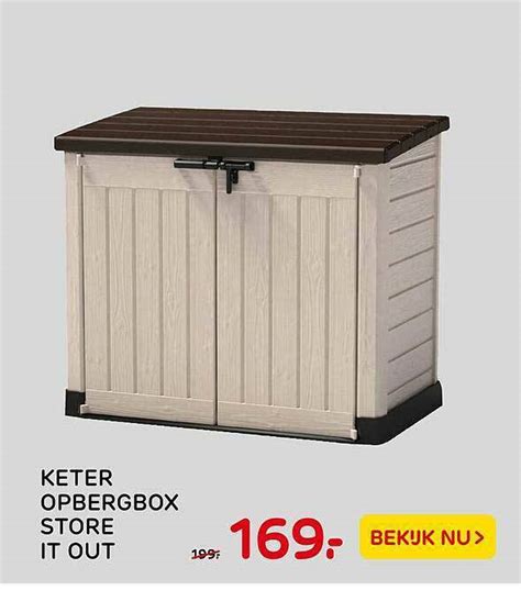 Keter Opbergbox Store It Out Aanbieding Bij Praxis