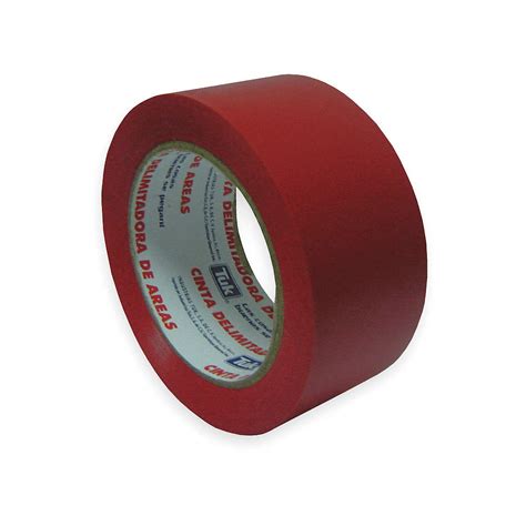 CINTA DELIMITADORA ROJO 340 TUK 76 X 33 Mm PZAS CAJA 16 Piezas Por