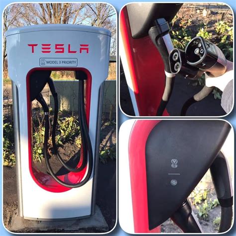 First Look Tesla Model 3 Priority Supercharger Retrofitted With Ccs