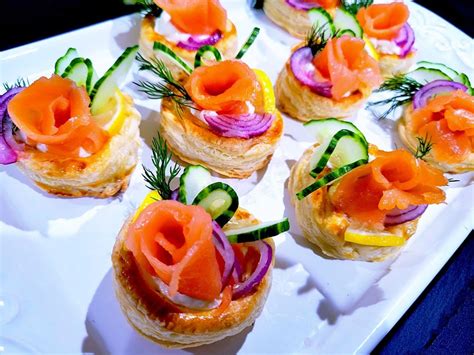 Smoked Salmon In Puff Pastry Cup Simple Tasty Eating