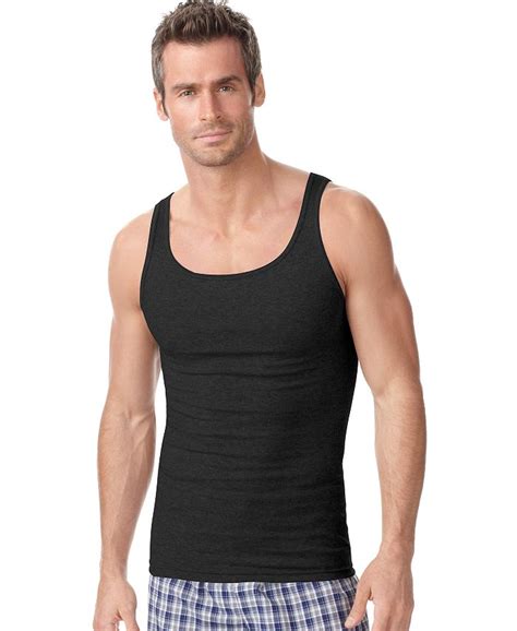 Alfani Mens Underwear Big And Tall 3 Pack Tagless Tank Tops Macys