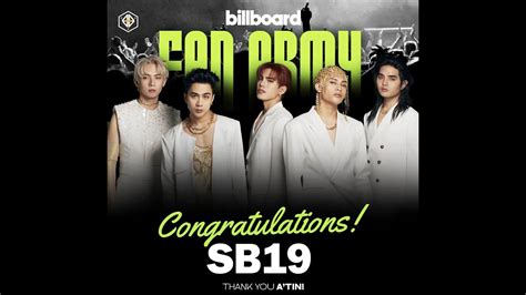 Sb19 Wins A Billboard Award Youtube