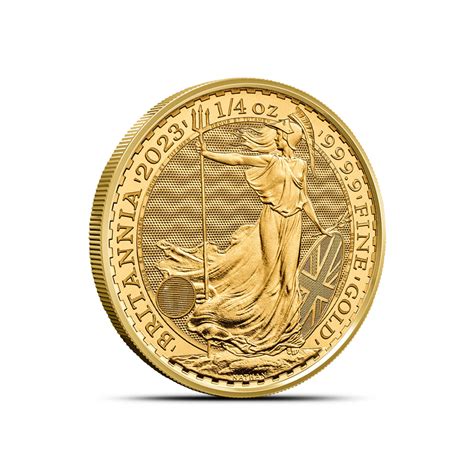 2023 1/4 oz Gold British Britannia Coins (BU) - Silver.com™