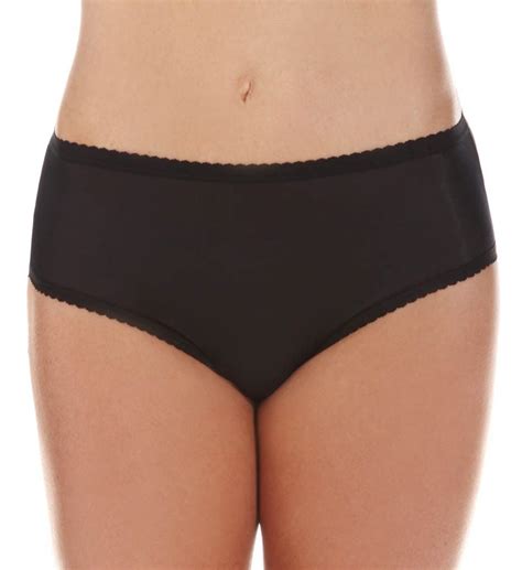 Women S Shadowline Nylon Classics Hipster Panty Black