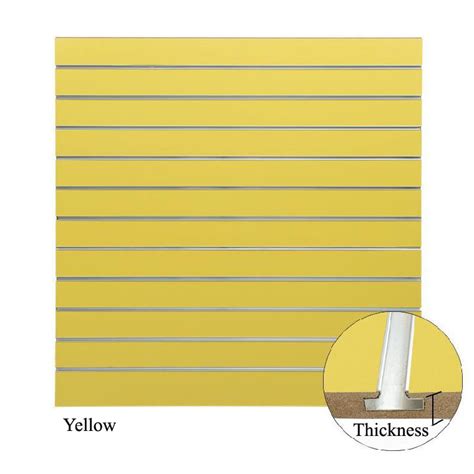 High Quality Groove Slatwall Panel Melamine Mdf Slotted Board Panel For