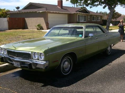 Buy Used 1973 Plymouth Fury Iii Base 59l In Simi Valley California