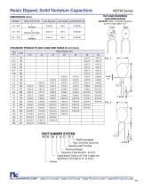 Resin Dipped Solid Tantalum Capacitors Nic Components Pdf Catalogs