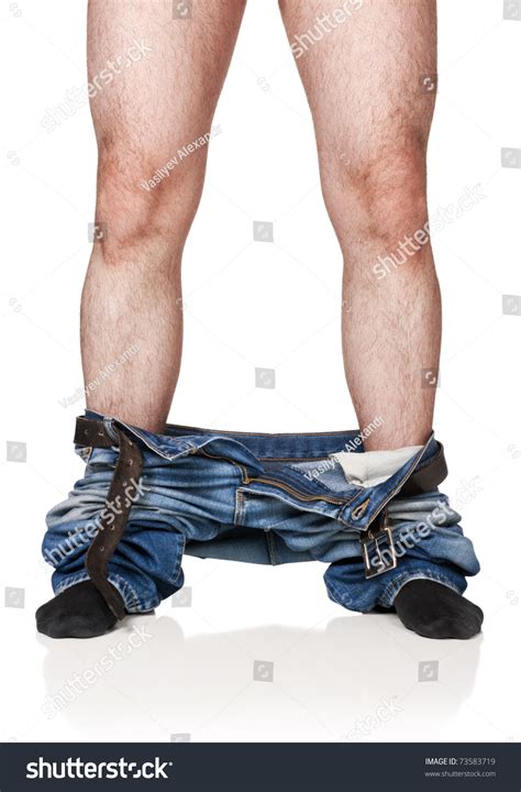 Nude Mans Legs On White Background Stock Photo 73583719 Shutterstock