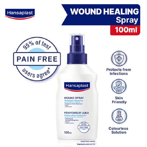 Hansaplast Wound Spray Wound Cleansing Infection Protection Pain Free