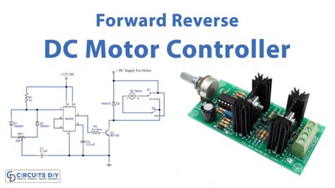 Forward Reverse DC Motor Control Diagram With Timer IC