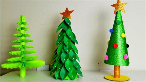 3 Easy DIY Christmas Tree Ideas How To Make Mini Chritmas Tree With