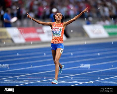 Netherlands Sifan Hassan Celebrates After Winning The Gold Medal In