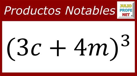 C Mo Resolver Productos Notables De Un Binomio Al Cubo Educaci N Activa