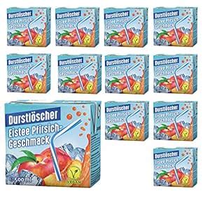 WeserGold Eistee Pfirsich 12er Pack 12 X 500 Ml Amazon De