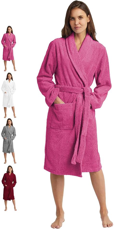 Canadian Linen Turkish Terry Women Bath Robe Soft Absorbent Gsm