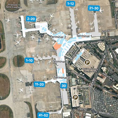 Melbourne Airport Map: Guide to MEL's Terminals