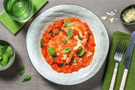 Squash Ravioli In Sun Dried Tomato Sauce Recipe Hellofresh