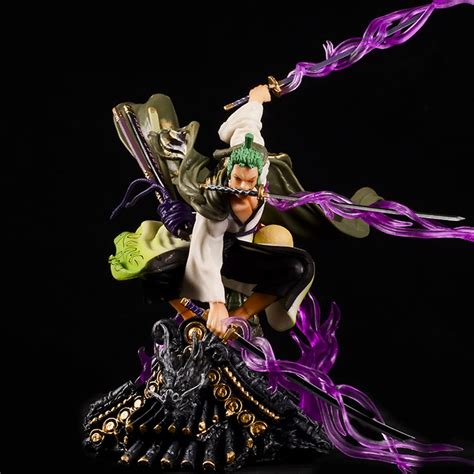 Buy BloodSupply Wano Country Roronoa Zoro Anime Figure PVC Action ...