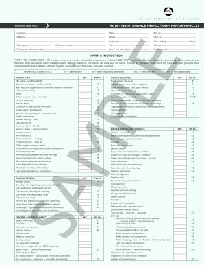 Hgv Inspectin Sheet Ireland Template Trailer Inspection Pad Ward