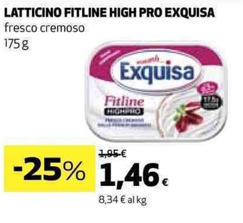 LATTICINO FITLINE HIGH PRO EXQUISA Fresco Cremoso 175 G Offerta Di Coop