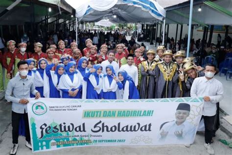 Ratusan Santri Dan Ulama Palangka Raya Dukung Ganjar Di Pilpres 2024