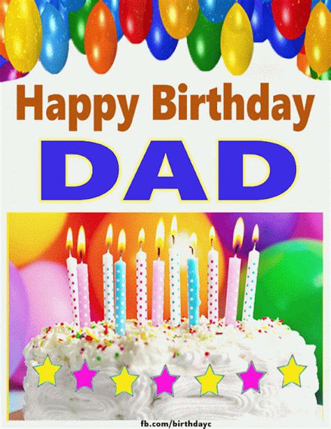 Happy Birthday DAD images gif