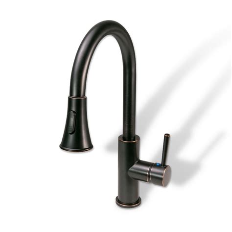 Leon Oil Rubbed Bronze Kitchen Sink Faucet With Pull Down Spout Fontana Showers Big Sale Now