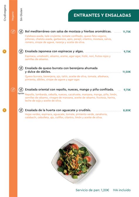 Carta Y Men Actualizados Ecocentro En Madrid Thefork