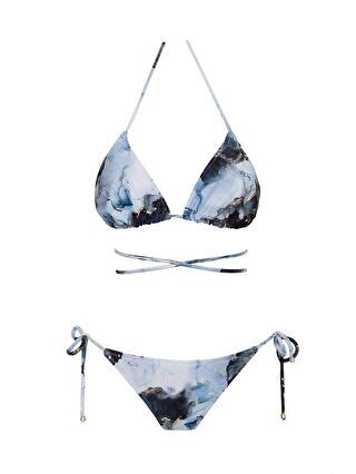 Sailor Moda Karışık Üçgen İpli Bikini Takım Slr S