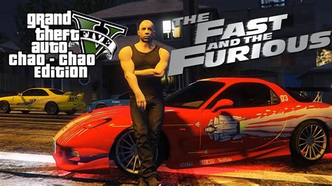 Gta 5 Dominic Toretto Escape To Mazda Rx 7 The Fast And The Furious Movie Youtube