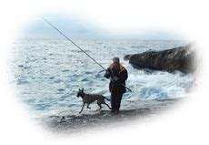 peche  la ligne du bord en mediterranee