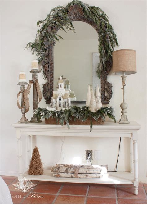 Chic Christmas Decor Romantic Christmas Christmas Greenery Country