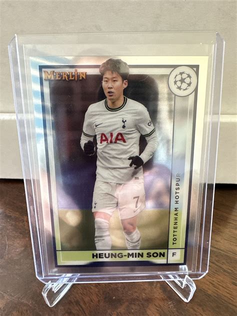 Topps Chrome Merlin Uefa Club Competition Heung Min Son Tottenham