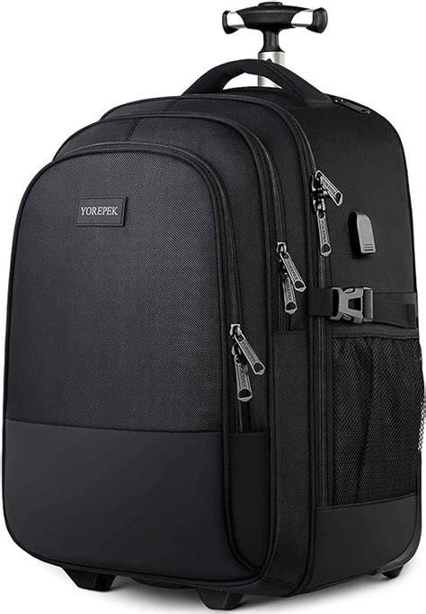 Backpack With Wheels Large Rolling Backpack For Men Women Water