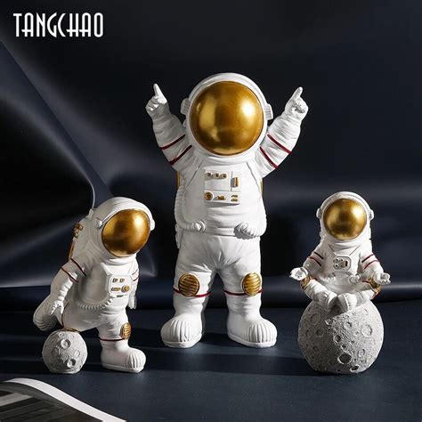 Pcs Nordic Astronaut Figurines Resin Sculpture Modern Home Decor