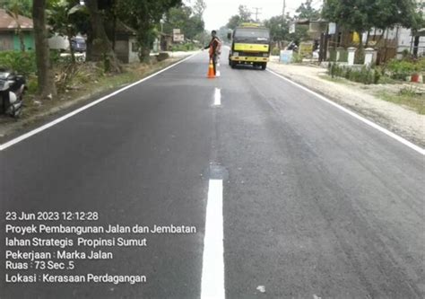 Realisasi Proyek Jalan Di Sumut Rp T Capai Ini Lokasinya