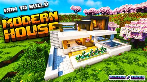 Minecraft How To Build A Modern House Easly Building Survival