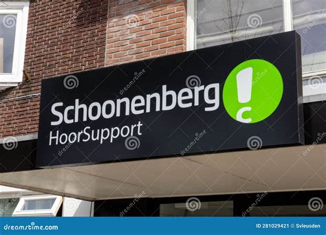 Schoonenberg Logo Sign Above The Entrance Of The Shop Editorial Photo