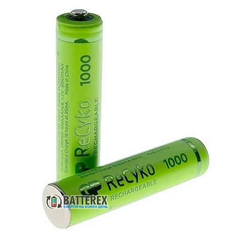 AAA GP Recyko 950mah минипальчиковые аккумуляторы с низким саморазрядом