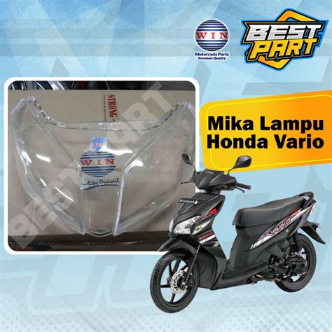 Jual Kaca Mika Lampu Depan Honda Vario Old Non Reflektor Merk Win