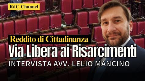 Via Libera Ai Risarcimenti Per Occupabili Reddito Cittadinanza