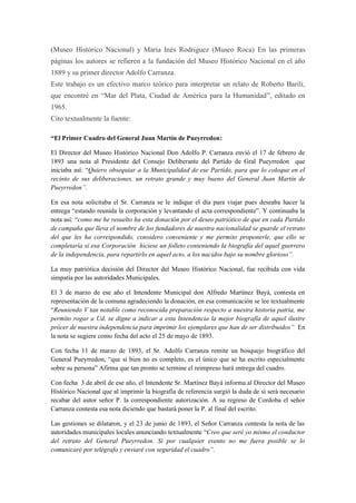 El Nombre Del Partido De Gral Pueyrredon PDF