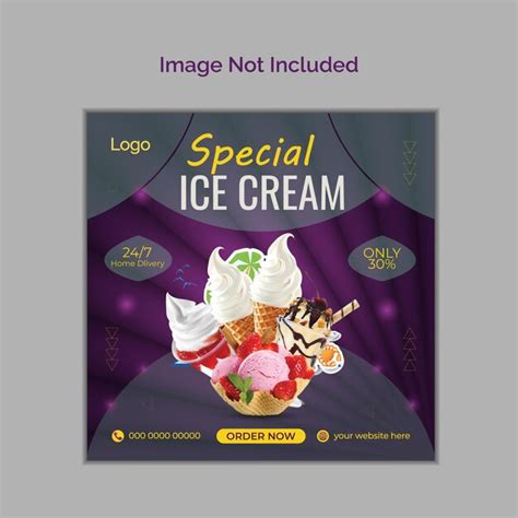 Premium Vector Vector Special Delicious Ice Cream Social Media Post