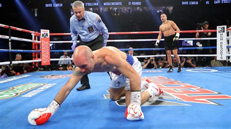 Spike Osullivan Stopped In The First By Lemieux